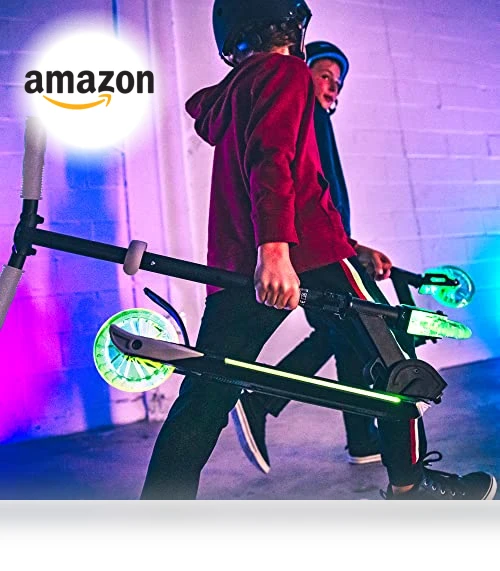 Dynamic Light Up Kick Scooter for Kids with Adjustable Handlebar — Push Scooters, AERO MOBILITY