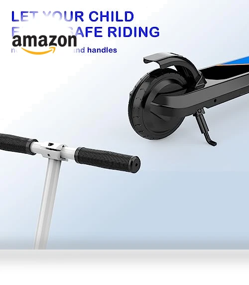 Electric Scooter for Kids with Adjustable Speed and Height — Balance Bikes, LINGTENG
