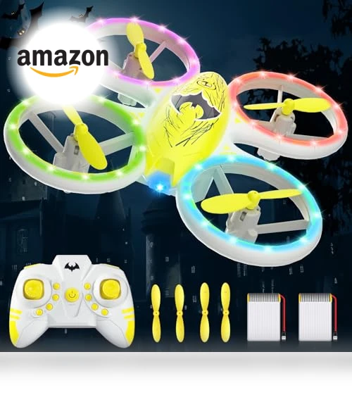 Easy to Use RC Quadcopter for Kids with Altitude Hold and LED Lights — Flying Toys, CYLION