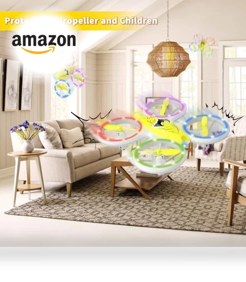 Easy to Use RC Quadcopter for Kids with Altitude Hold and LED Lights — Flying Toys, CYLION