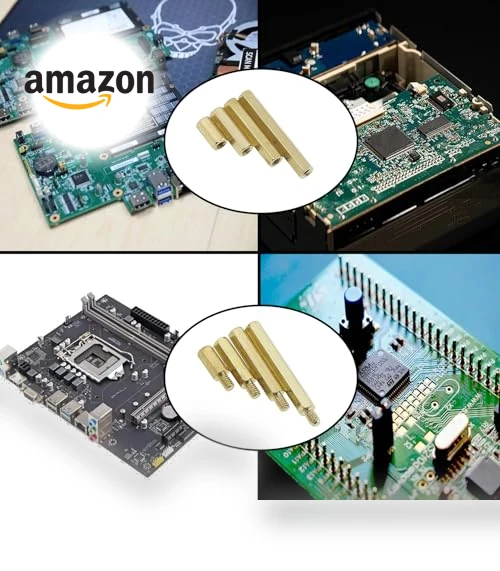 320PCS M2 Hexagonal Copper Post Screw and Nut Kit for PCB Motherboard — Assortment Sets, ZZHXSM