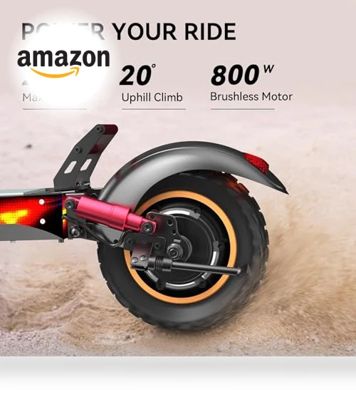 Electric Scooter with Seat for Adults, 28 Mph Max Speed & 31 Miles Max Range — Push Scooters, LET IT GO