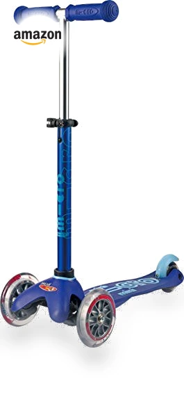 Mini Deluxe Three Wheeled Scooter for Kids — Balance Bikes, Micro