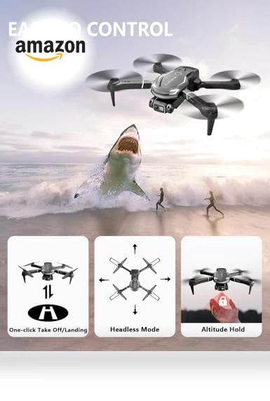Mini Drone with Camera, 1080P FPV, 3 Batteries, Remote Control — Drones, FLYVISTA