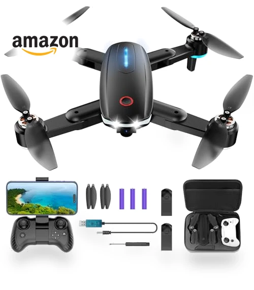 Mini Drone with 1080P HD FPV Camera, Brushless Motor, Foldable Design — Drones, ALTITACO