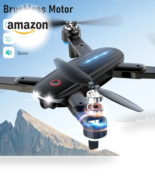 Mini Drone with 1080P HD FPV Camera, Brushless Motor, Foldable Design — Drones, ALTITACO