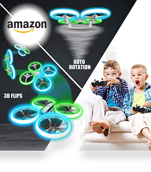 RC Drone with Altitude Hold and Headless Mode for Kids — Interactive Figures & Robots, HASAKEE