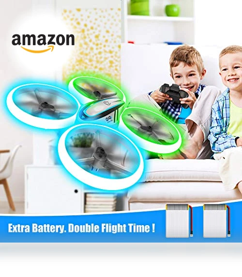 RC Drone with Altitude Hold and Headless Mode for Kids — Interactive Figures & Robots, HASAKEE