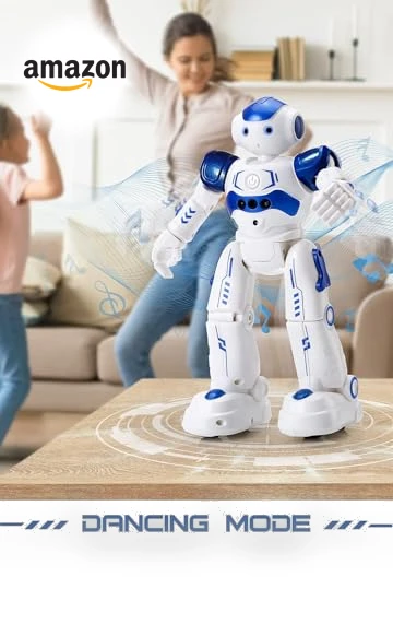Gesture & Sensing Programmable Remote Control Smart Robot Toy for Kids — Interactive Figures & Robots, KingsDragon