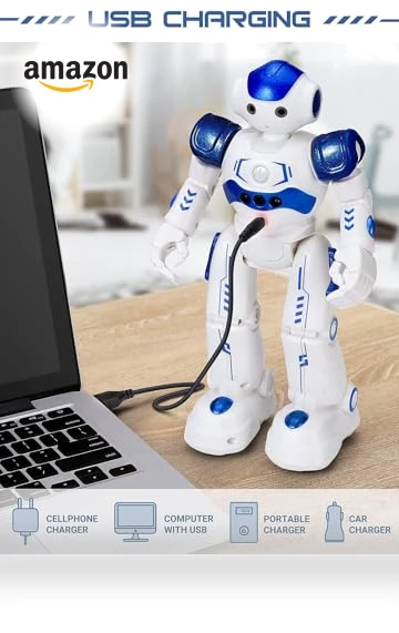 Gesture & Sensing Programmable Remote Control Smart Robot Toy for Kids — Interactive Figures & Robots, KingsDragon