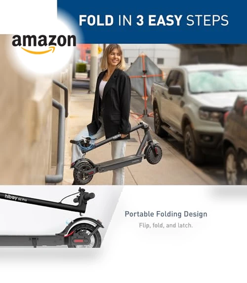 Electric Scooter for Adults, 500W Motor, 10" Solid Tires, 25-40.4 Miles Range — Electric Vehicles, Hiboy