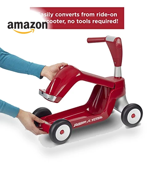 Toddler Scooter and Ride On Toy for Kids Ages 1-4 Years — Balance Bikes, Radio Flyer