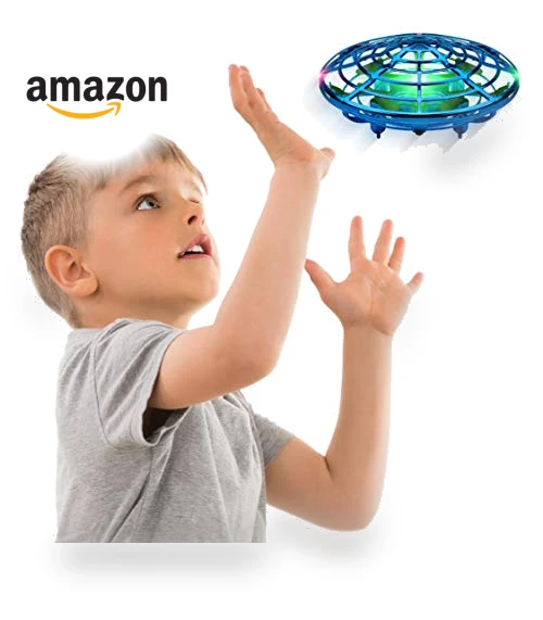 Hand Operated Motion Sensor Drone for Kids and Adults - LED Indoor UFO Toy — Flying Toys, Force1