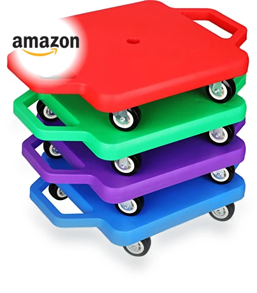 Sports Scooter Board Set with Handles for Kids — Pedal Cars, Jerify