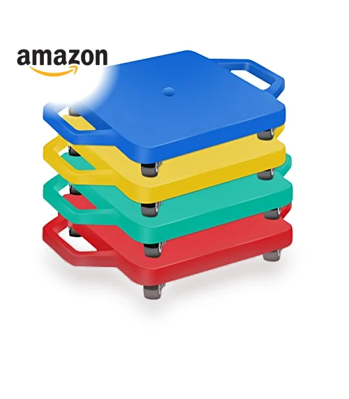 Kids Sports Scooter Board with 360-Degree Wheels and Handles — Kids' Bikes, tujol
