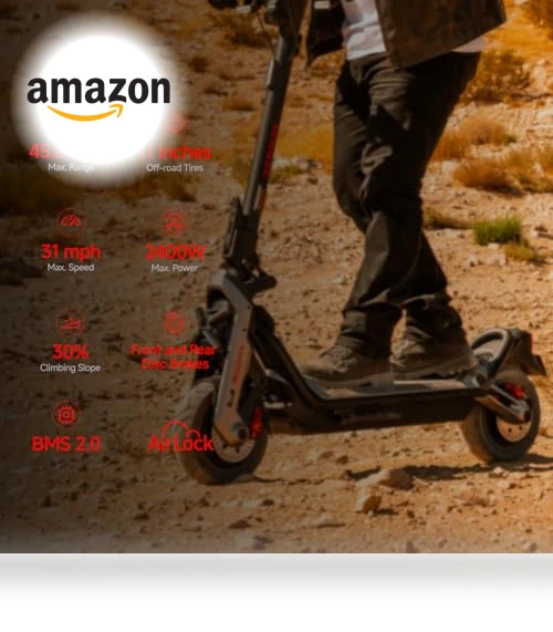 SuperScooter GT3 Electric Scooter, 31 MPH, 45-Mile Range, Dual Hydraulic Suspension — Electric Self-Balancing Scooters, Segway