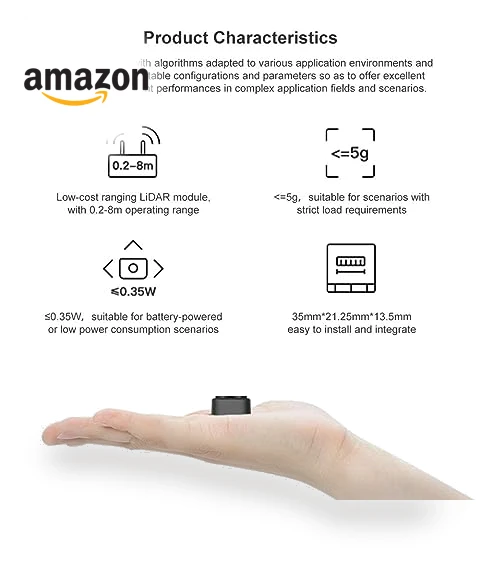 TF-Luna Lidar Sensor Kit with USB-TTL Adapter for Drone, Robot, Smart Home — Drones & UAV Technology, youyeetoo