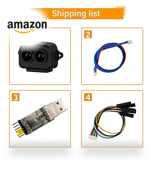 TF-Luna Lidar Sensor Short-Range Distance Ranging Finder Module — Drones & UAV Technology, SmartFly Tech