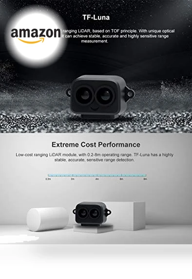 TF-Luna Lidar Sensor Short-Range Distance Ranging Finder Module — Drones & UAV Technology, SmartFly Tech