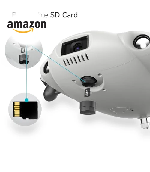 Underwater Drone with Robotic Arm, 4K60FPS, 360° Omnidirectional Movement — Drones & UAV Technology, FIFISH