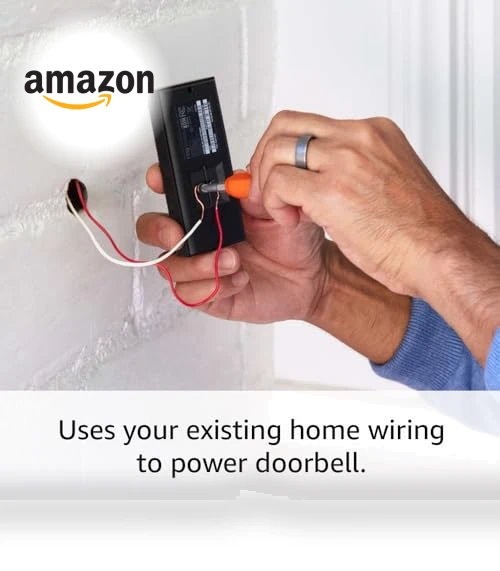 Video Doorbell Wired with Two-Way Talk and HD Camera — Smart Home Security, Ring