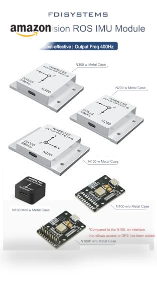 Mini Inertial Navigation Module IMU MEMS with Metal Shell, Nine-axis AHRS/Gyroscope — Sensors, youyeetoo