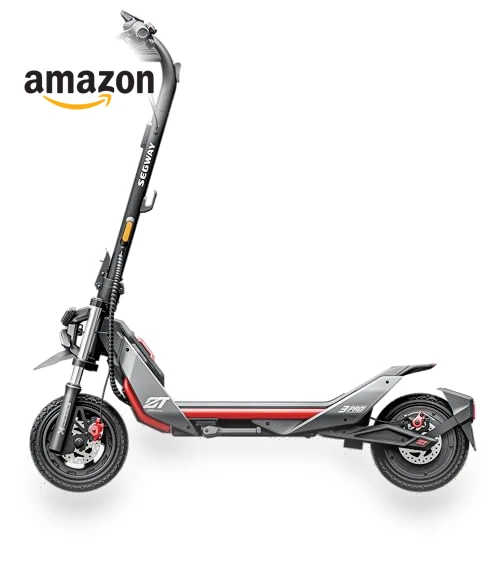 Electric Scooter for Adults with Dual Suspension and Flash Charge — Electric Self-Balancing Scooters, Segway