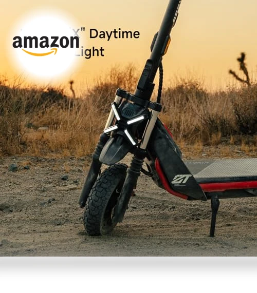 Electric Scooter for Adults with Dual Suspension and Flash Charge — Electric Self-Balancing Scooters, Segway