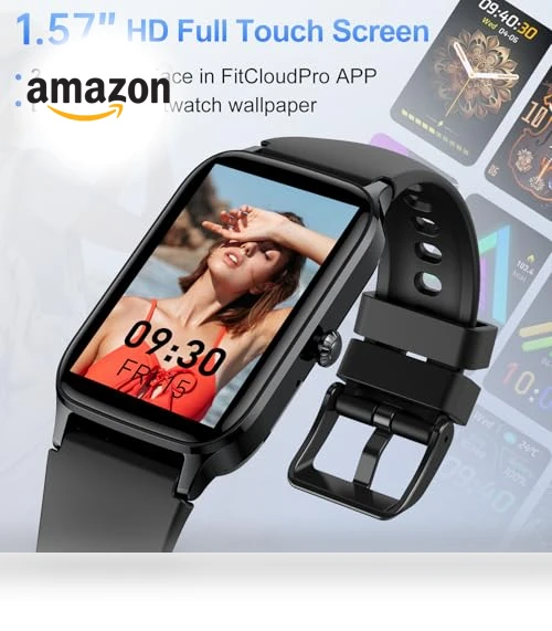 1.57" Smartwatch with Bluetooth Calls, 110+ Sport Modes, Heart Rate Monitor — Smartwatches, Dyurwa
