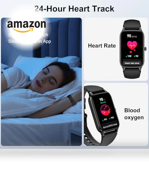 1.57" Smartwatch with Bluetooth Calls, 110+ Sport Modes, Heart Rate Monitor — Smartwatches, Dyurwa