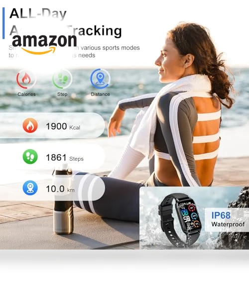 1.57" Smartwatch with Bluetooth Calls, 110+ Sport Modes, Heart Rate Monitor — Smartwatches, Dyurwa