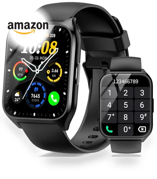 1.85" Smartwatch with Bluetooth Call, Fitness Tracker, Heart Rate Monitor — Smartwatches, DUSONLAP