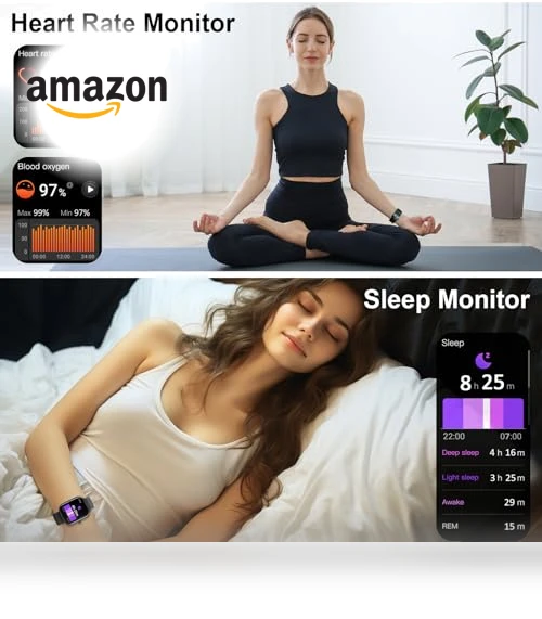 1.91" Smartwatch with Bluetooth Calls, Fitness Tracker, 110+ Sport Modes — Smartwatches, Matast