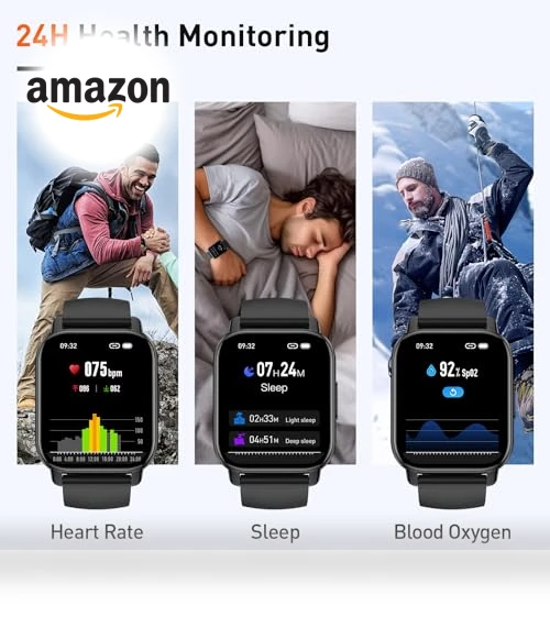 1.95" Smartwatch with Bluetooth Calls, 110+ Sports Modes, Heart Rate Monitor — Smartwatches, Cillso