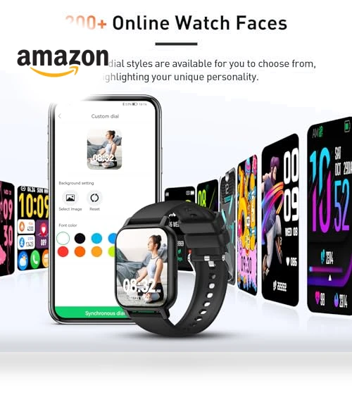1.95" Smartwatch with Bluetooth Calls, 110+ Sports Modes, Heart Rate Monitor — Smartwatches, Cillso