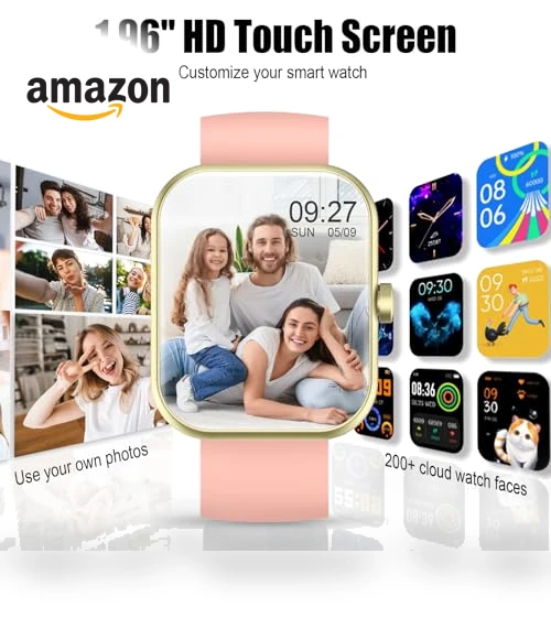 1.96" Fitness Tracker Smartwatch with Heart Rate Monitor — Smartwatches, Coucur