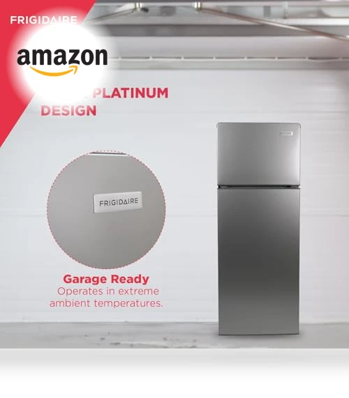 2 Door Apartment Size Refrigerator with Freezer, 7.5 cu ft — Cooling Solutions, Frigidaire