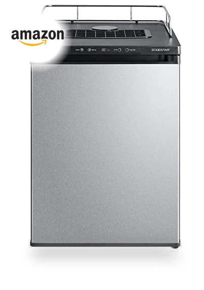 24 Inch Wide Kegerator Conversion Refrigerator for Full Size Keg — Beer Dispensers, EdgeStar