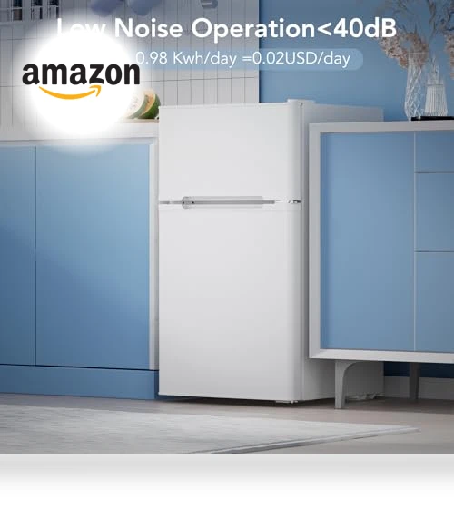 3.1 Cu.Ft Compact Refrigerator with Freezer, Adjustable Shelves — Mini Fridges, Electactic