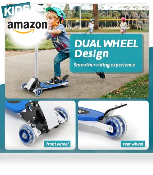3 Wheel Kick Scooter for Kids Ages 8-12 — Electric Vehicles, CALCHELE