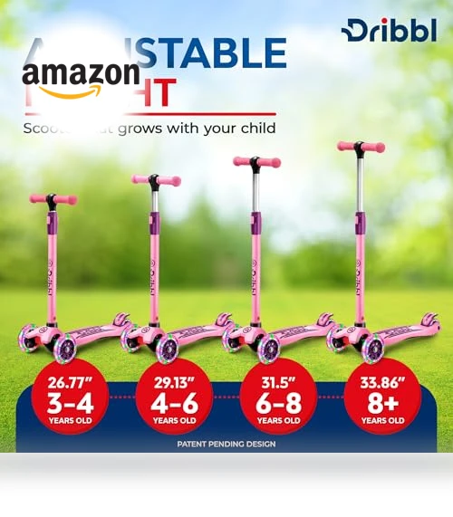 3-Wheel Kids Scooter with Lean-to-Steer Technology — Electric Vehicles, Dribbl