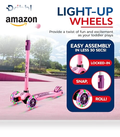 3-Wheel Kids Scooter with Lean-to-Steer Technology — Electric Vehicles, Dribbl