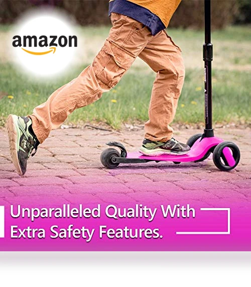 3 Wheel Scooter for Kids with Adjustable Handlebar - Perfect for Ages 3-10 — Electric Vehicles, New Bounce