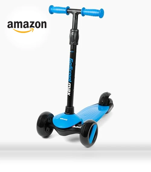 3 Wheel Scooter for Kids with Adjustable Handlebar - Perfect for Toddlers Ages 3-10 — Balance Bikes, New Bounce