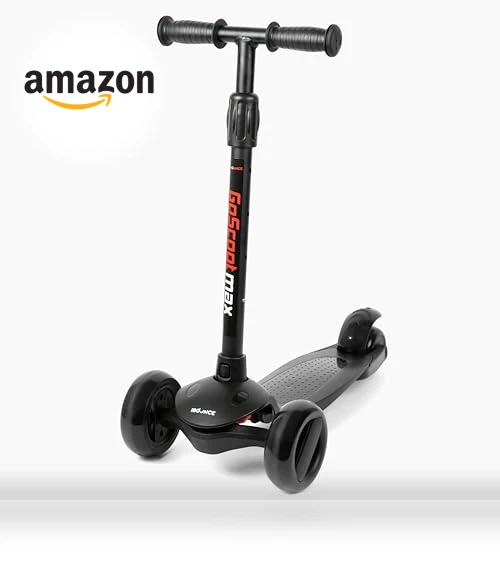 3 Wheel Scooter for Kids with Adjustable Handlebar - Perfect for Toddlers Ages 3-10 — Balance Bikes, New Bounce