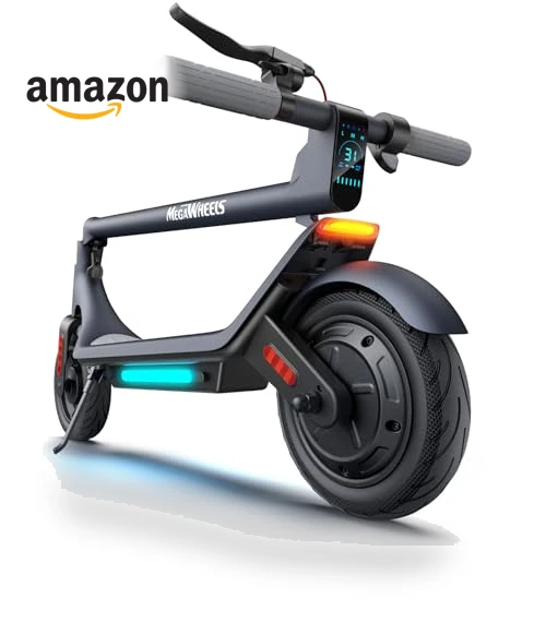 31 Miles Long Range Electric Scooter for Adults with APP Control — Electric Vehicles, MEGAWHEELS