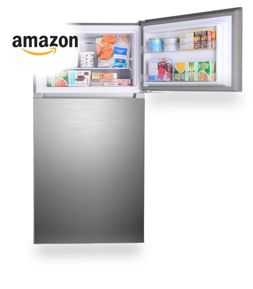 33 in. 20.4 cu. ft Capacity Refrigerator/Freezer with Ice Maker, Adjustable Shelves, ENERGY STAR Certified — Cooling Solutions, Kenmore