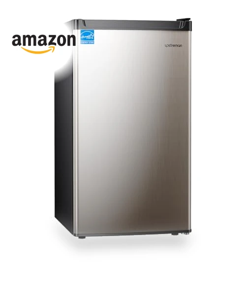 4.4 Cu.Ft Mini Fridge with Freezer, Single Door, Energy-efficient, Adjustable Thermostat — Mini Fridges, Upstreman