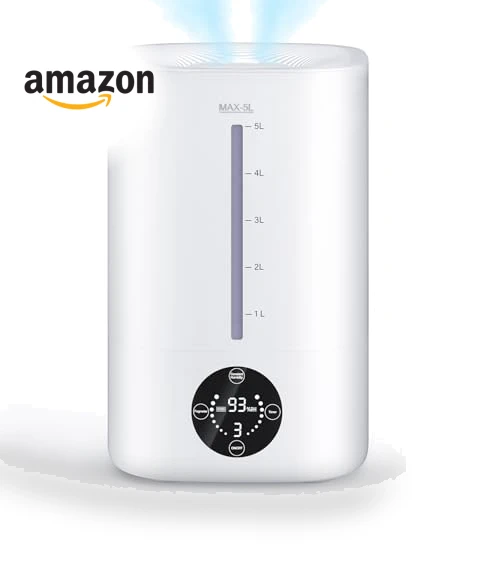 5L Cool Mist Humidifier for Large Rooms — Air Moisturizers, Mubeay