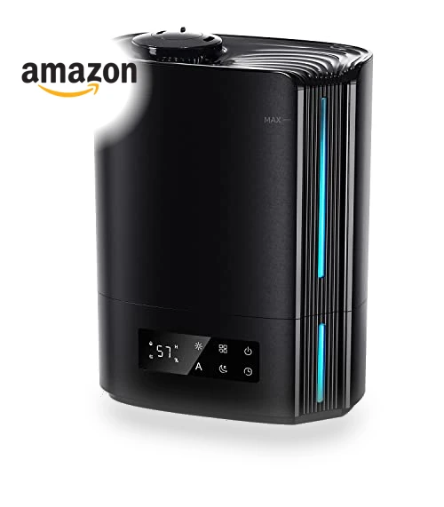 6L Ultrasonic Cool Mist Humidifier with Essential Oil Diffuser — Air Moisturizers, BREEZOME